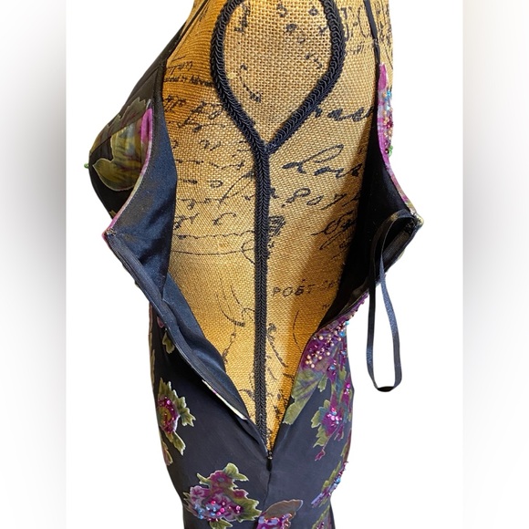 Sue Wong Nocturne Silk Chiffon 90’s Fairy Cocktail Party Dress Women’s Size S - Picture 7 of 16